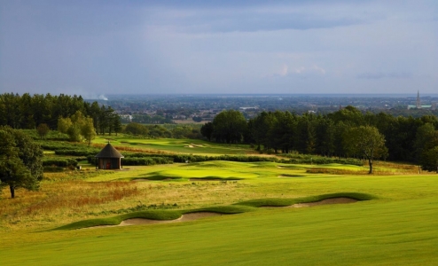 View of a few holes at Goodwood golf course