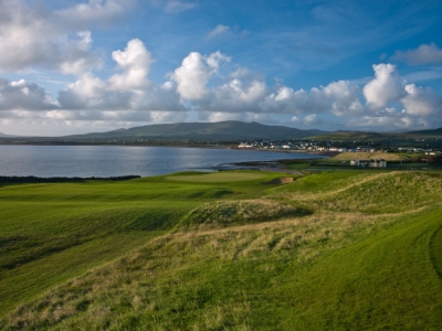 Sea view of the Skellig Bay golf course