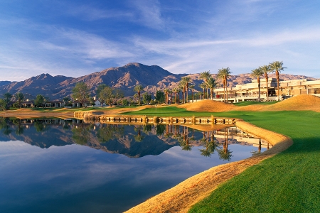 Point d'eau sur la Quinta Resort en Californie 