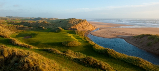 3rd hole at Trump International Golf Links Scotland