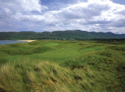 Par 4 of the Portsalon golf course