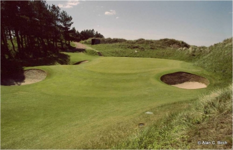 Green in dome on the Hillside golf course