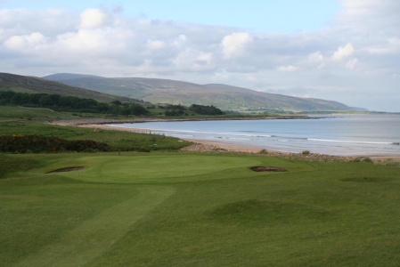 Par 3 overlooking the sea at Brora