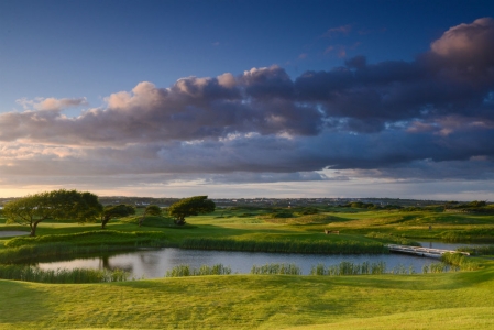 Blue sky on the Galway Bay Golf Course