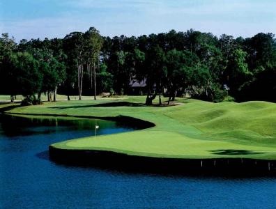 Point d'eau au TPC Sawgrass en Floride