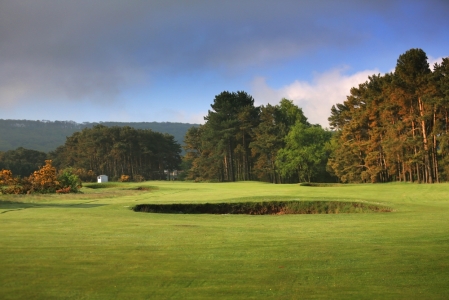 Fairway bunker on the Ganton golf course