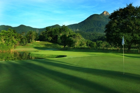 Green sur le parcours de Do Frade