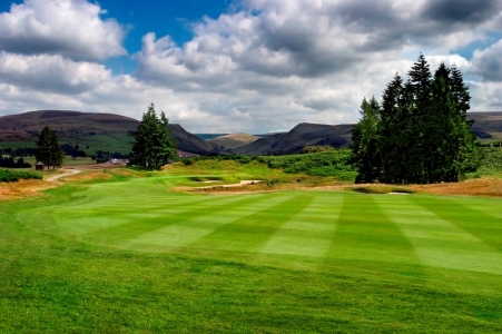1st hole on the PGA Centenary at Gleneagles