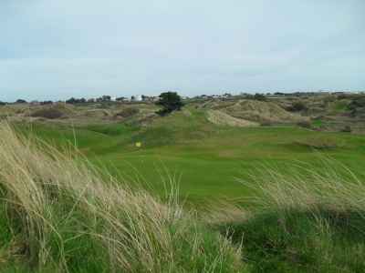 Green and dunes of the Royal Birkdale golf course