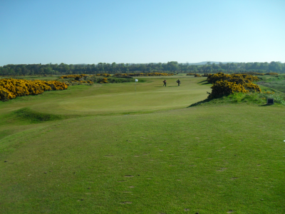 Two golfers at Eden Course