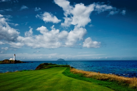 10th tee on the Ailsa golf course at Turnberry