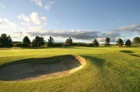 Bunker at Carnoustie burnside