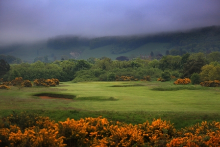 Fog on the Ganton golf course