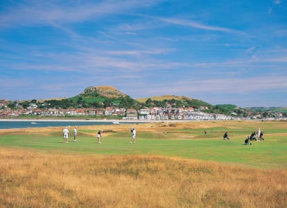 Sunny day at Conwy golf course