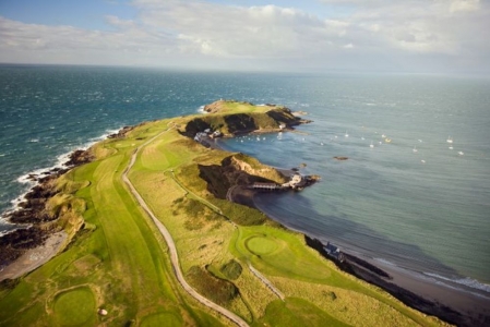 Aerial view of Nefyn & District and the Atlantic Ocean