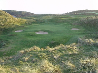 2nd hole of the Narin and Portnoo golf course
