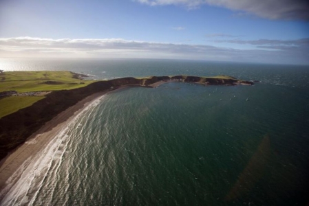 Sea and beach at Nefyn and District golf course