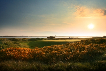 View from the rough on the Portmarnock golf course