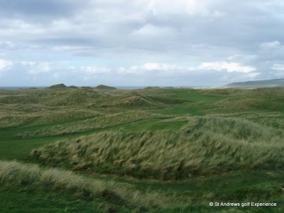 Tee box at Machrihanish golf course