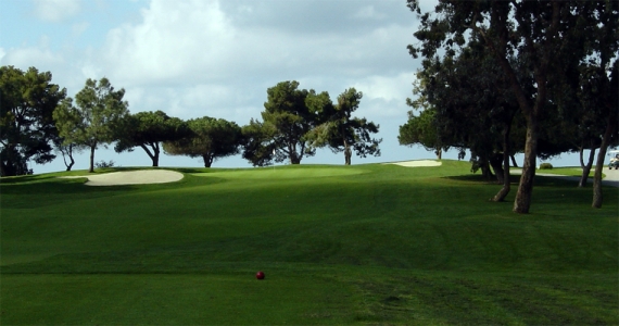 Un départ sur le parcours de Torrey Pines 