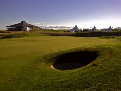 Large green sur le parcours du Torrance