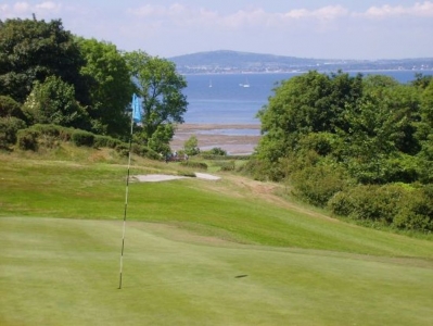 Green of the Royal Belfast golf course