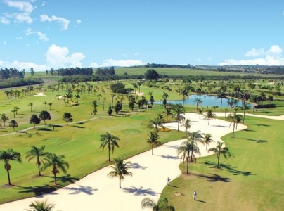 Aerial view of the Damha golf course