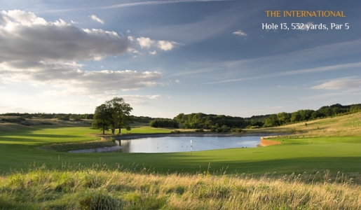 Long Par 5 13th hole at the International golf course at London golf club