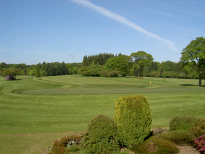 1st hole at Downfield