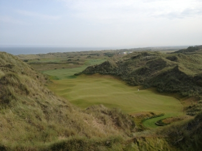 Par 5 at Trump International Golf Links Scotland