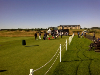 Practice lors du Scottish Senior Open