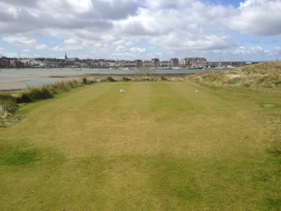 Town of Malahide behind The Island golf course
