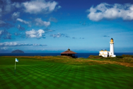 9th green on the Ailsa golf course at Turnberry