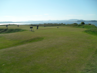 Golfers on the New Course in St Andrews