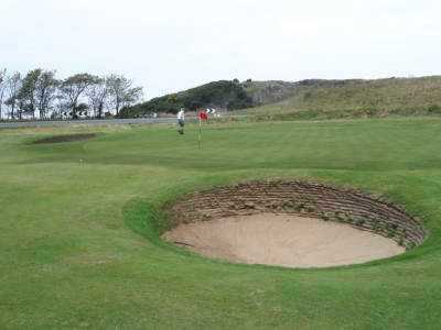 Large bunker at Luffness New