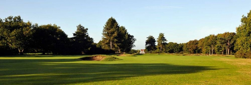 Large fairway at Ipswich golf course