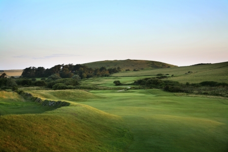 Fairway on the Church course at St Enodoc golf club