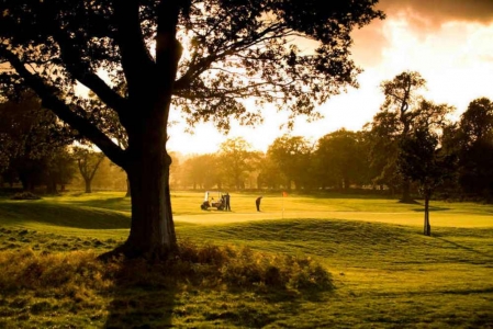 Golfers playing at Marriott Forest of Arden golf course