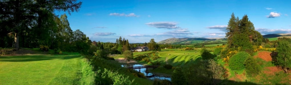 18th hole of the Queen's golf course at Gleneagles