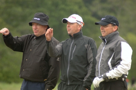 Golfers at the Scottish Hydro Challenge Pro Am