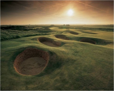 Bunkers of Doonbeg golf course Trump International Golf Links