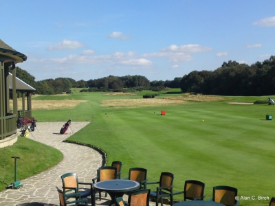 1st tee on the Alwoodley golf course