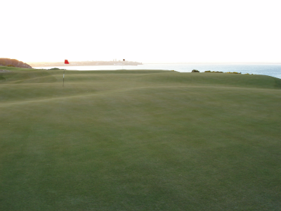 18th hole at the Castle Course in St Andrews