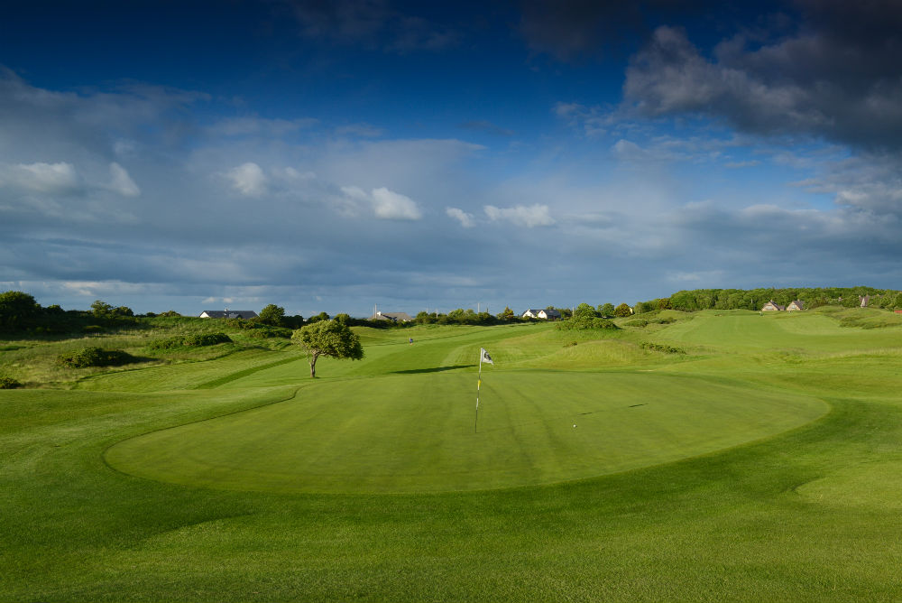 Green on the Galway Bay Golf Course