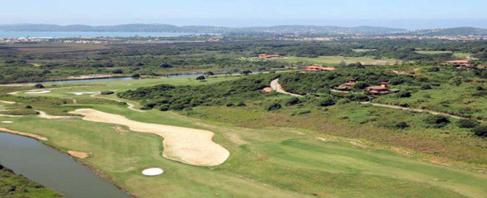 Aerial view of Buzios Golf Club, close to Rio de Janeiro, Brazil