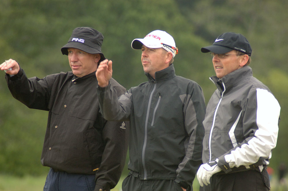 Golfers at the Scottish Hydro Challenge Pro Am