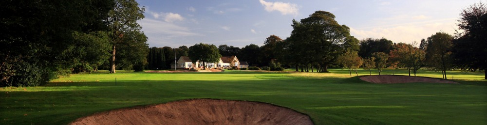 Fairway bunkers at Little Aston golf course
