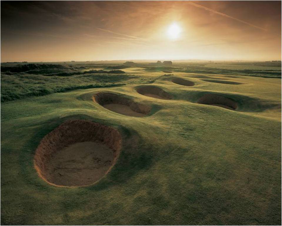 Bunkers of Doonbeg golf course Trump International Golf Links