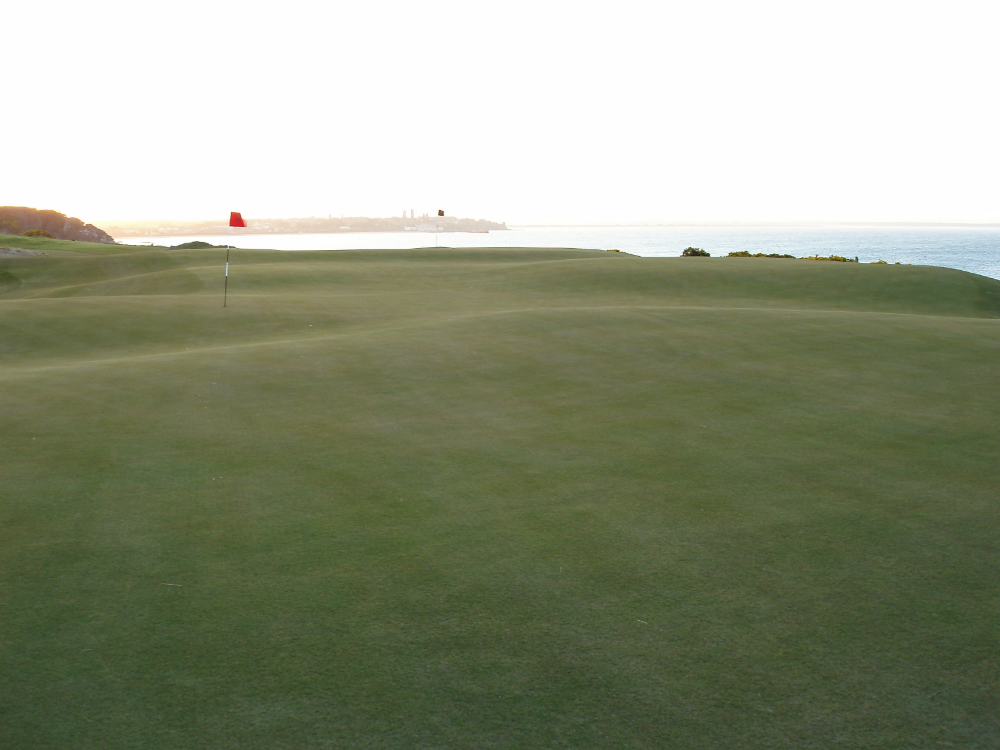 18th hole at the Castle Course in St Andrews