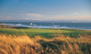 Green et mer sur le parcours du Royal Porthcawl